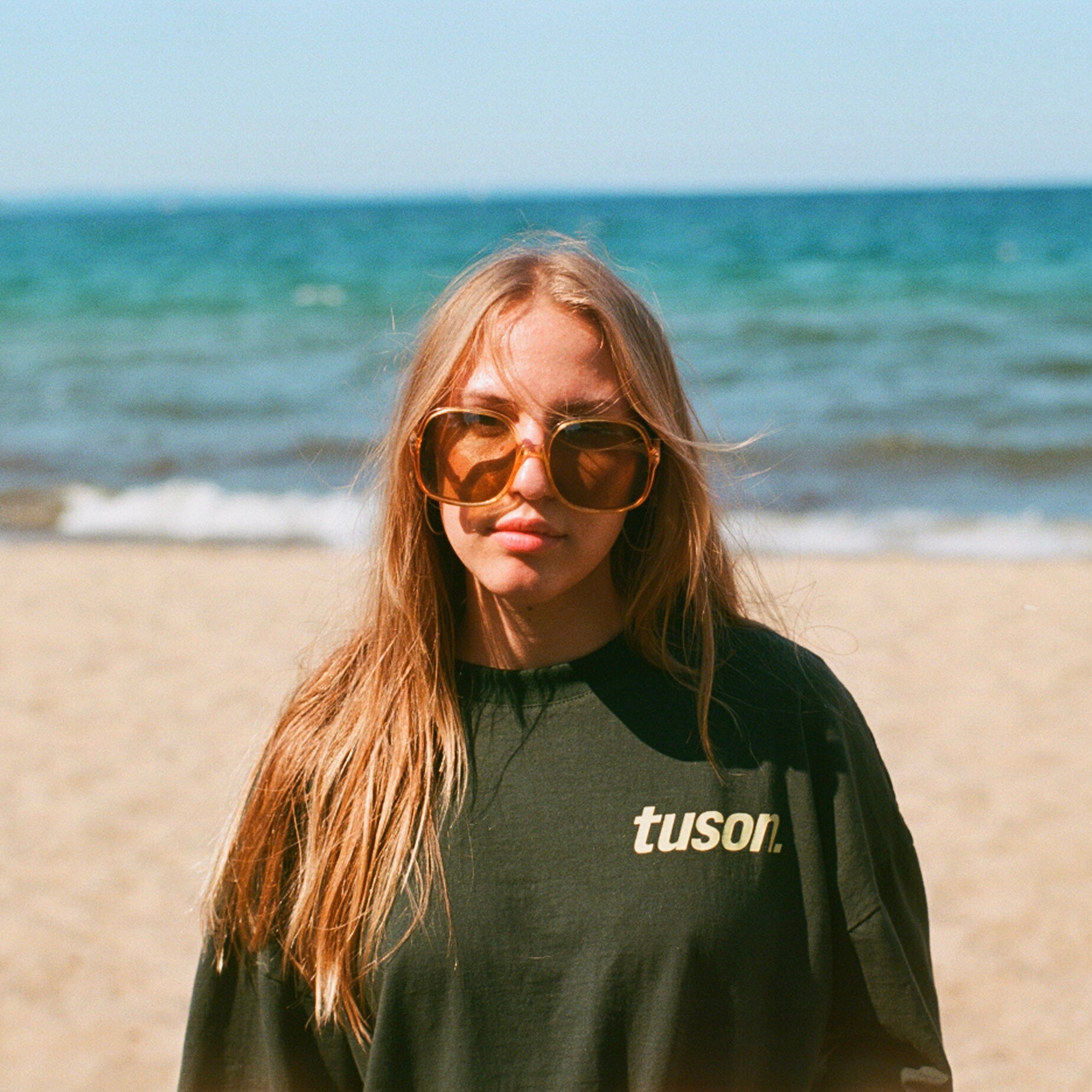 sunburst crop t-shirt