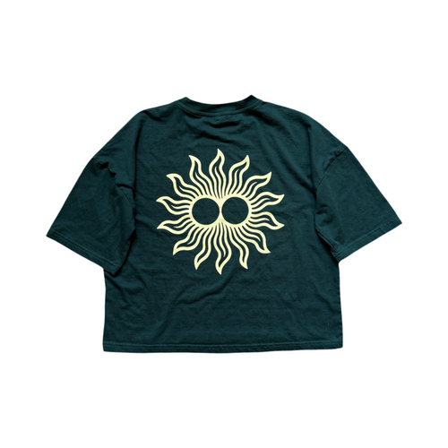 sunburst crop t-shirt
